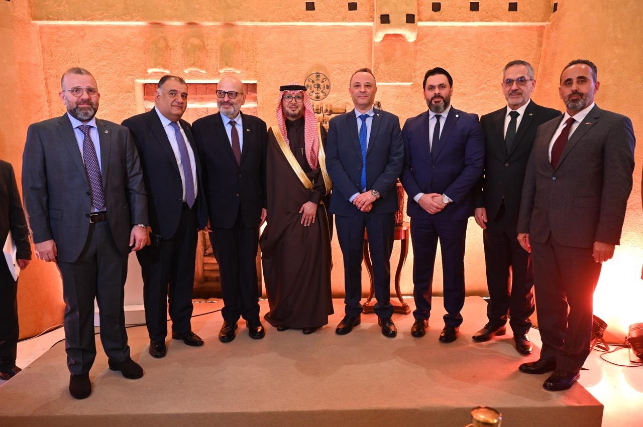 LEC members at the Saudi Embassy Founding Day Reception in Beirut